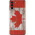 Canadian Flag Dark Wood Galaxy S21 Plus 5G Skin